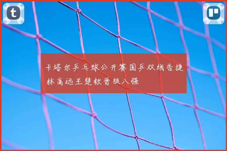 卡塔尔乒乓球公开赛国乒双线告捷 林高远王楚钦晋级八强